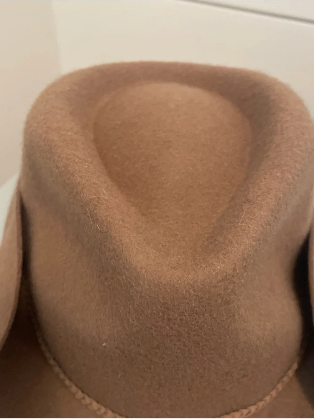Vintage Baby Gymboree Classic light Brown Wool Felt Cowboy Hat